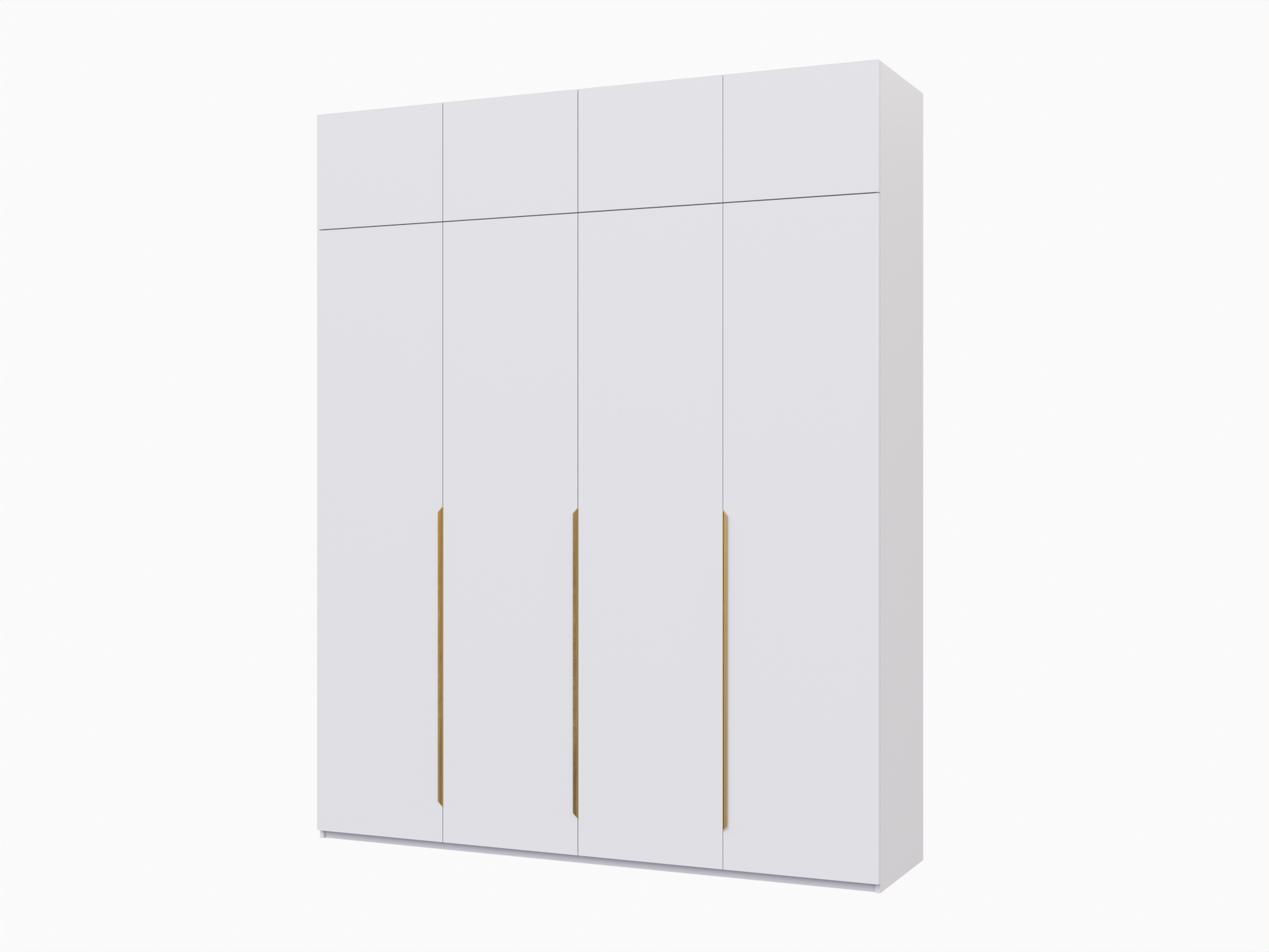 Распашной шкаф Пакс Альхейм 24 white (gold) ИКЕА (IKEA) изображение товара