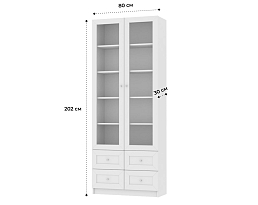 Изображение товара Книжный шкаф Билли 316 white ИКЕА (IKEA) на сайте adeta.ru