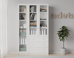 Изображение товара Книжный шкаф Билли 359 white ИКЕА (IKEA) на сайте adeta.ru