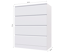 Изображение товара Комод Мальм 1 white ИКЕА (IKEA) на сайте adeta.ru