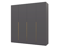 Изображение товара Распашной шкаф Пакс Альхейм 14 grey (gold) ИКЕА (IKEA) на сайте adeta.ru